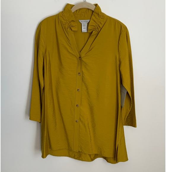 Multiples Tops - Multiples Citron Blouse‎ NWT size xs